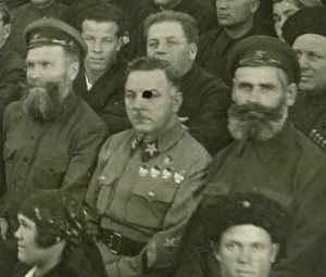 Ворошилов,Будённый,Калинин,Молотов в группе казаков. М. 1936