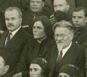 Ворошилов,Будённый,Калинин,Молотов в группе казаков. М. 1936