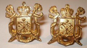 петличные эмблемы с гербом СПб