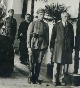 Почётный караул у гроба Карла Рутенберга.Москва,1927 г.