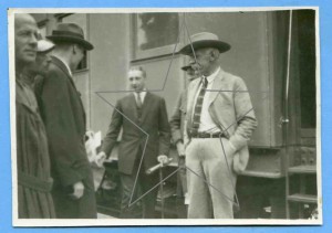 Прибытие в Москву норв.полярника Ф.НАНСЕНА. 2 фото. М. 1925