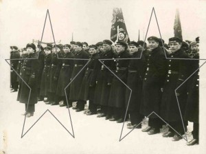 Краснофлотцы речной флотилии ОДВА в Москве. 17.02.1930 г.