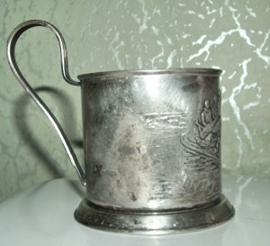 Подстаканник "Зимняя тройка" 1963 г