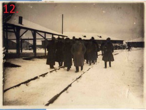 Главком И.И.ВАЦЕТИС со штабом. Двинская крепость.1919 год.