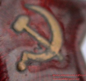 Кокарда на буденовку 4см х 4 см