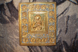 Икона Спас Благое молчание 14,5x12,5 cm