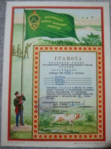 Грамоты ТуркВО (стрелки).Подборка!