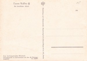 Открытка Waffen-SS