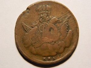 1КОП. 1755 Г. ММД.