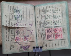 Членский билет ''Союз Горнорабочих СССР'' 1927г.