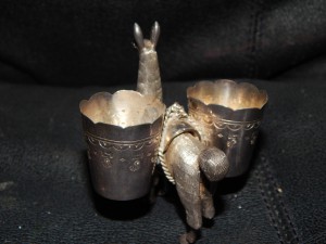 солонка .Лама. 925 пр. Перу