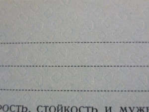 Орденская книжка ОВ1 1985г Чистая. Неврученка (Ментешашвили)