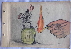 Карикатуры периода ВОВ