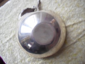 Ваза Яблока+чайная ложка Ромашка. 925 пр. 159 гр