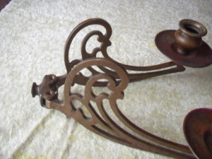 Подсвечник бра. Бронза