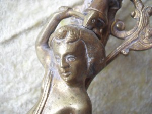 Светильник Кузнец. Бронза.