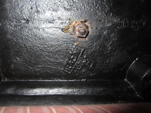 Часы Футбол Касли 1961 г. Чугун.