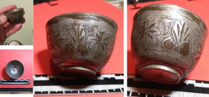 Маленькая чашечка. Серебро. Ручная работа