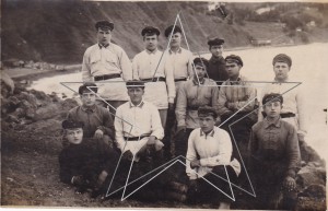 Память службы в Алупке. Пограничники (?). Октябрь 1925 года.