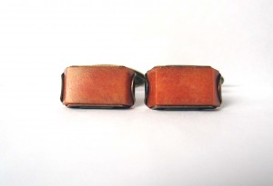 Запонки, серебро 875 проба.