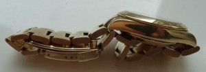 Мужские наручные часы "GENEVE" с браслетом,золото 750 пр.