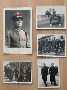 Шикарное довоенное полковое свидетельство с фото офицерами..