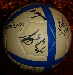 ★ ★ ★ Мяч футбольный с подписями игроков ЦСКА 2005 год ★ ★ ★