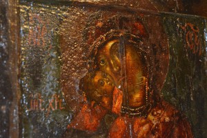 Икона - Владимирская Богородица, оклад серебро Сергей Жаров