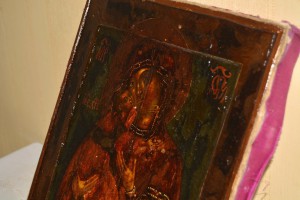 Икона - Владимирская Богородица, оклад серебро Сергей Жаров