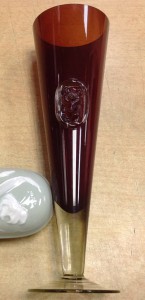 Фужер -ваза с Олимпийским мишкой