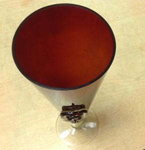 Фужер -ваза с Олимпийским мишкой