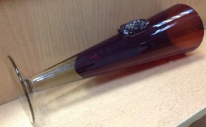 Фужер -ваза с Олимпийским мишкой