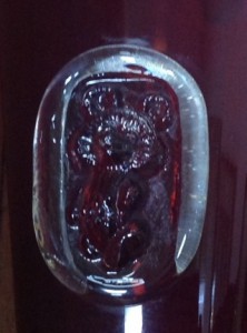 Фужер -ваза с Олимпийским мишкой