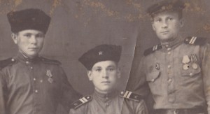 Артиллеристы СА в кубанках. конец 1940-х гг.