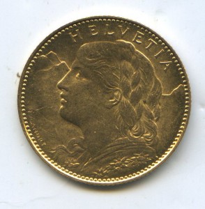 10 франков Швейцария.