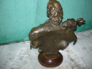 Петр Первый.бронза.ссср.35см.без потерь.Монументскульптура