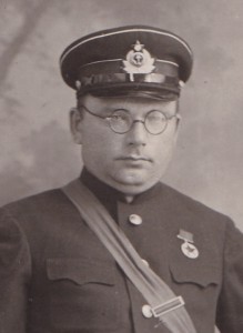 Ст.батальонный комиссар А.Н.Глухов. г.Ленинград. 1941-1942 г