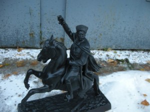 Чапаев.Касли.чугун.СССР.без утрат.1956г.40см.клеймо.редкость