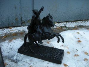 Чапаев.Касли.чугун.СССР.без утрат.1956г.40см.клеймо.редкость