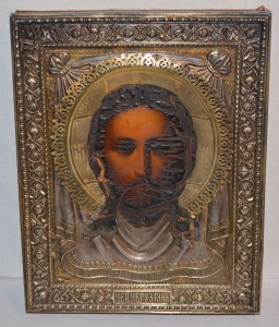 Икона "Спас Нерукотворный". Серебро 84, СГ.