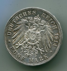5 марок 1914г