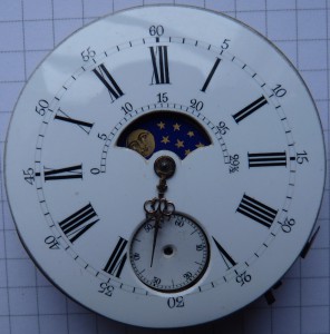 Механизм от часов с лунником