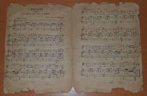 Ноты. Б.А.Прозоров, Корабли. Романс. 1917-1920 гг.