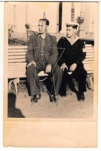 Курсант в морской форме