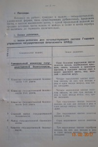 НКВД приказ-брошюра 1935 Форма одежды и знаки различия