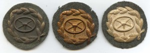Нарукавный квалификационный знак ВОДИТЕЛЯ. 3 шт.
