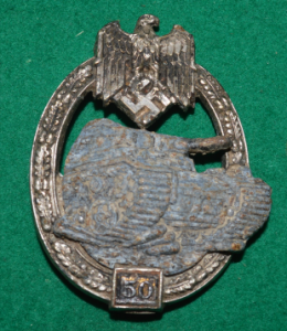 3-й рейх. Знак "За 50 дней танковых боев"