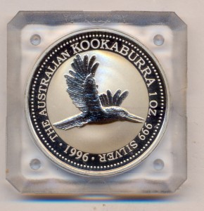 1 доллар 1996 г. Австралия.( птица ) - PROOF.