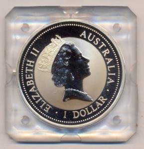 1 доллар 1996 г. Австралия.( птица ) - PROOF.