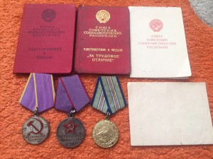 Труд.Отличие с документом номерная